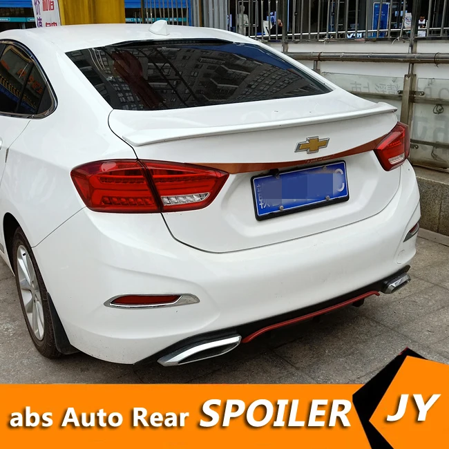 Для Chevrolet спойлер Cruze 2017 Высокое качество ABS Материал автомобильное заднее крыло