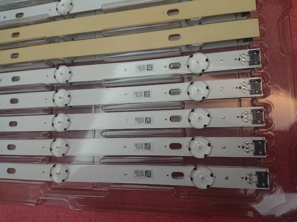 Новые 3 шт. 7 светодиодный 83 см светодиодный подсветка полосы для LG 43UJ6300 LC43490063A WOOREE 17Y 43 дюймов UHD _ светодиодный LC43490063A LC43490072A LC43490073A