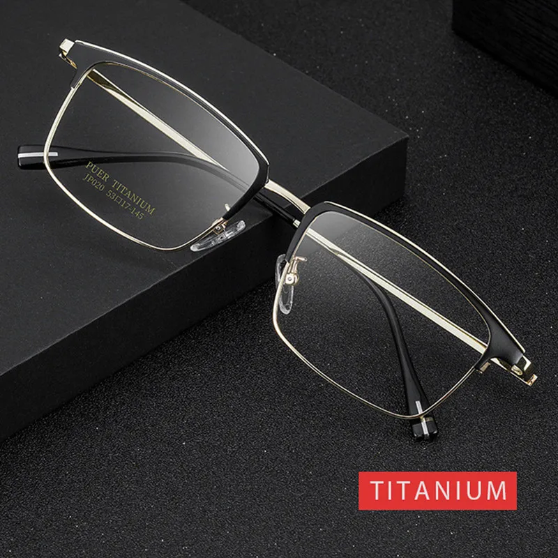 

DOFTA Titanium Optical Glasses Frame Men Square Myopia Prescription Eyeglasses Ultralight Eyewear For Male 5313
