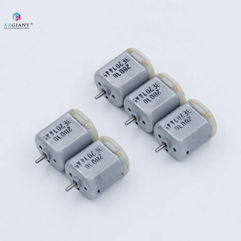 10 шт./лот 6,5 мм 260 микро мини двигателей 12V углеродная счетка для автомобильные Дверные замки Привод двигателя, с бортовым поворотом ELV двигатель