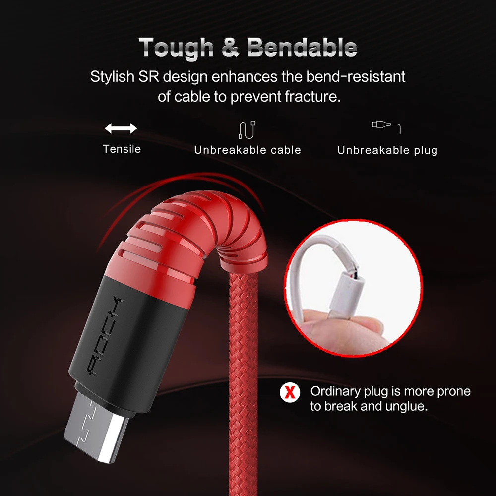 Высокопрочный микро USB кабель для быстрой зарядки для samsung Xiaomi LG Tablet Android кабель для передачи данных для мобильного телефона usb зарядный шнур