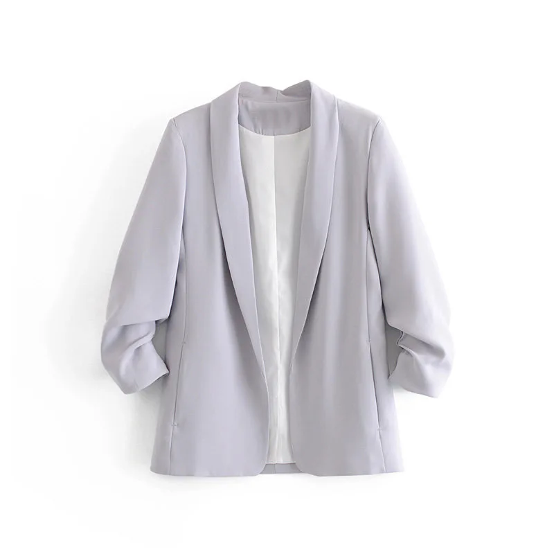 

B7393-Western Style WOMEN'S Dress Wholesale 2019 Spring Summer New Style Fashion Elegant zhe zhou xiu Suit Jacket Women's