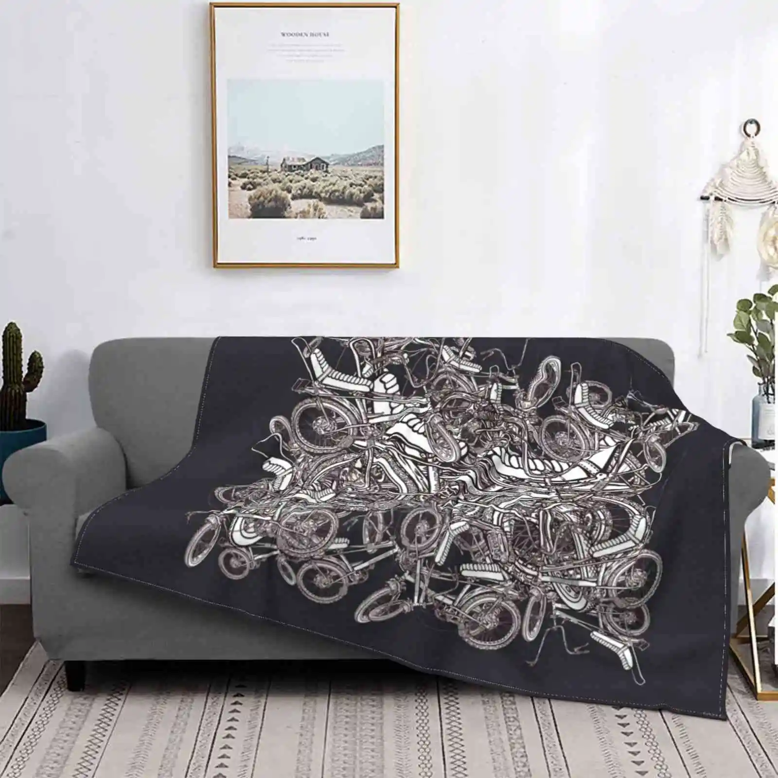 Choppers Aria Condizionata Coperta Morbida Mrwonderfool Posacenere Downie Chopper 1970S Cool Bike Banana Ape Hangers Originale