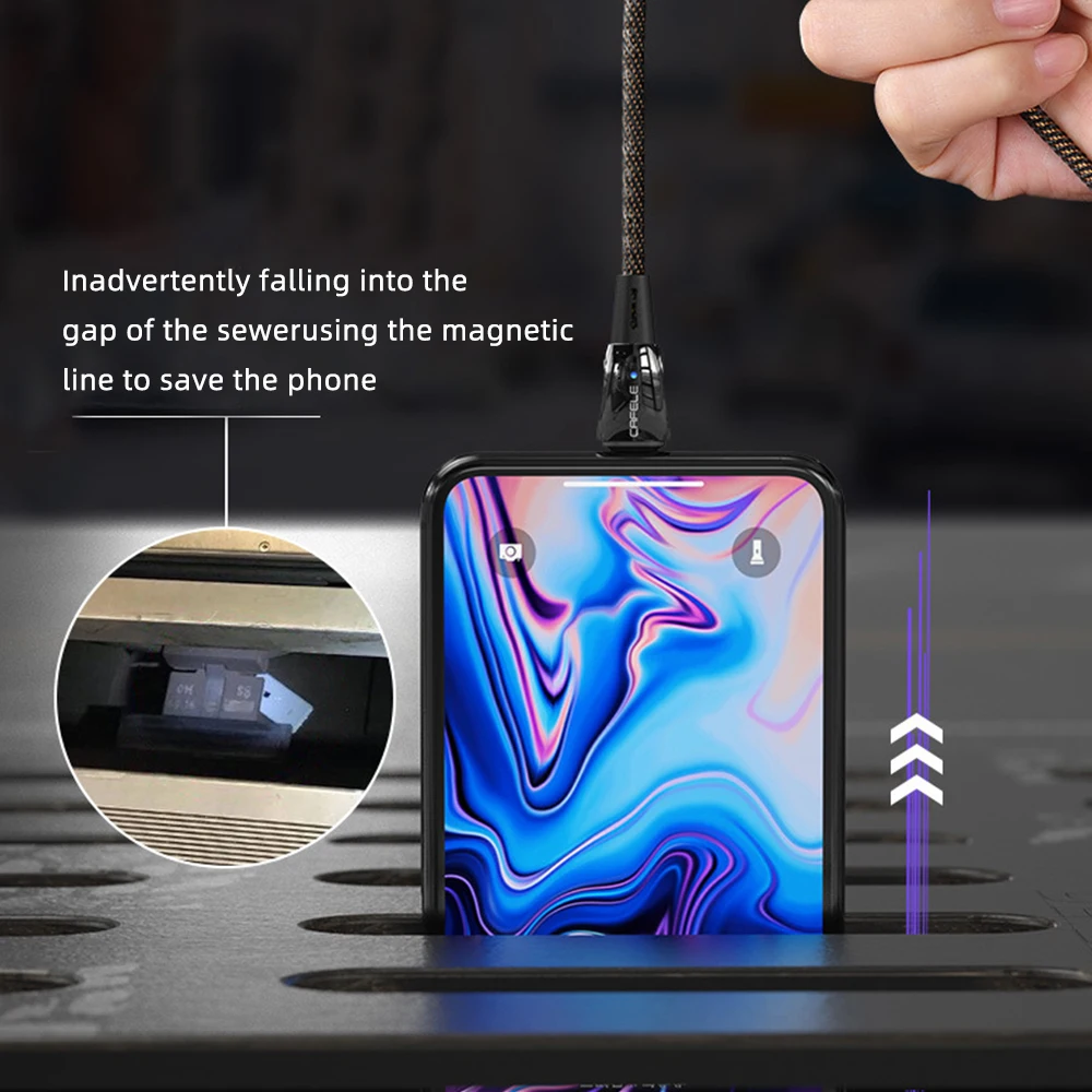 Магнитный usb-кабель FDBRO 3,0 для iPhone X, Xr, Xs, Max, Xiaomi 9, 8, Micro USB type-C, кабель для зарядки, Магнитный зарядный кабель, синхронизация данных