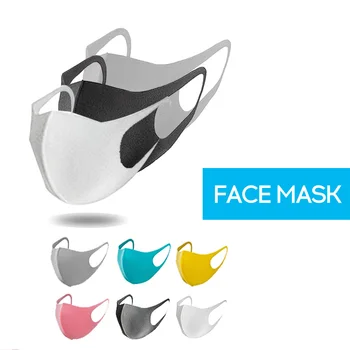 

1PC Reuseable Masks Sponge Face Masks Safety Protective Face Cover Odor-free Riding Dust-proof and Anti-fog Masks