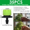 SPRYCLE 4/7mm Garden Adjustable Irrigation Stake Sprinkler Emitter Dripper Micro Spray Rotating Nozzle Watering Arrow Greenhouse 2