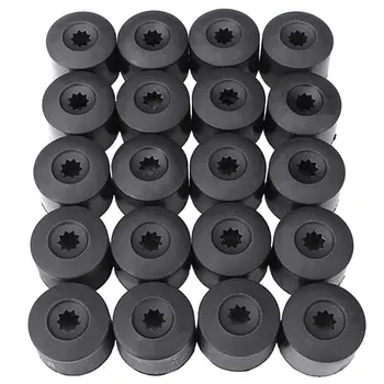 

20pcs 17mm Wheel Lug Nut Bolt Cap Dust Cover+Hook Kit Fit For VW Volkswagen