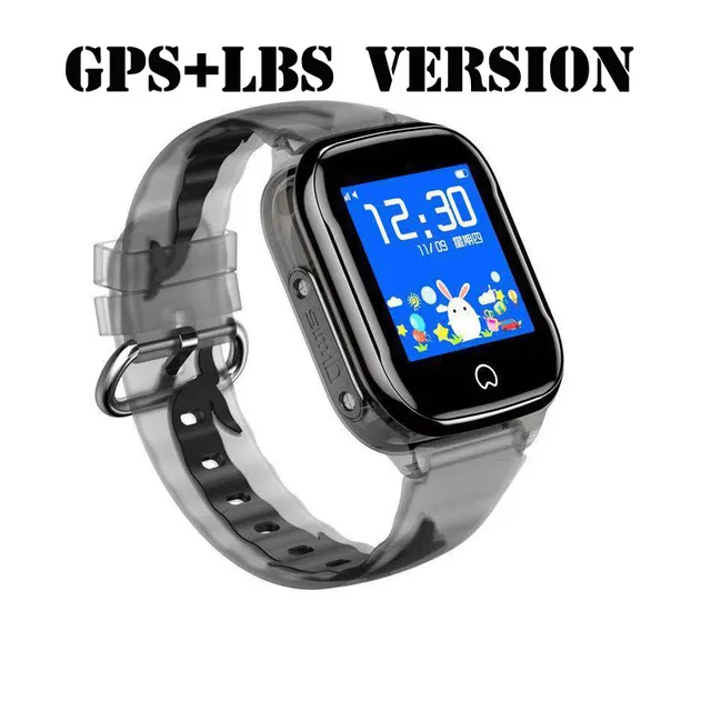 Black GPS K21 Смарт-часы для детей IP67 Водонепроницаемый LBS SOS телефон часы с gps часы с sim-картой для IOS Android наручные часы - Цвет: Black GPS