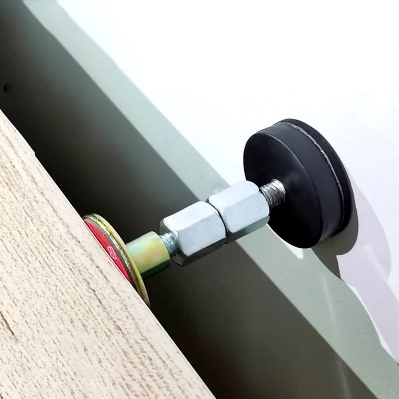 2pcs Self-Adhesive Adjustable Threaded Bed Frame Holder Bed