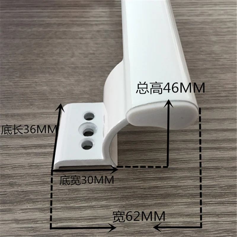 plástico janela da porta grande puxar varanda maçaneta da porta