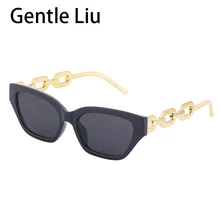 

Small Frame Cat Eye Sunglasses Ladies Luxury Brand Designer Ladies Sun Glasses Men Retro Square Eyeglasses Des Lunettes Soleil