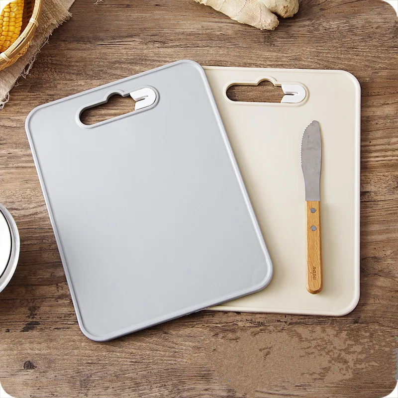 

Thick plastic Non-slip cutting board with sharpening stone Meat Vegetable Fruit Chopping Block kitchen accessories cooking tool