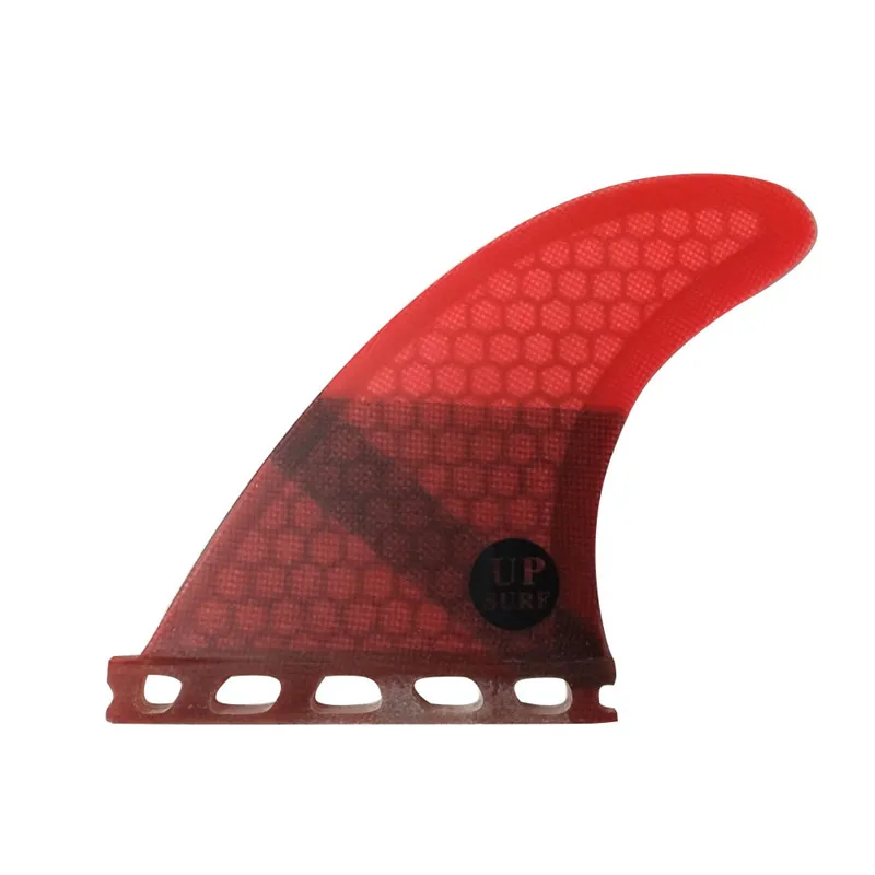 UP Surf Future Fins Red colo Honeycomb Стекловолоконный материал surf G3/G5/G7/K2.1 Размер ласты хорошее