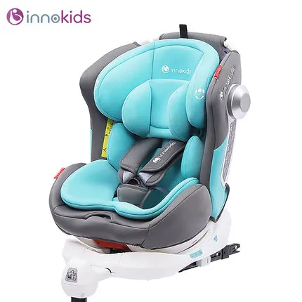 YC05S Innokids детское безопасное сиденье, вращающееся на 360 градусов, с 0-12 лет, ребенок может сидеть и лежать, Isofix защелка серая