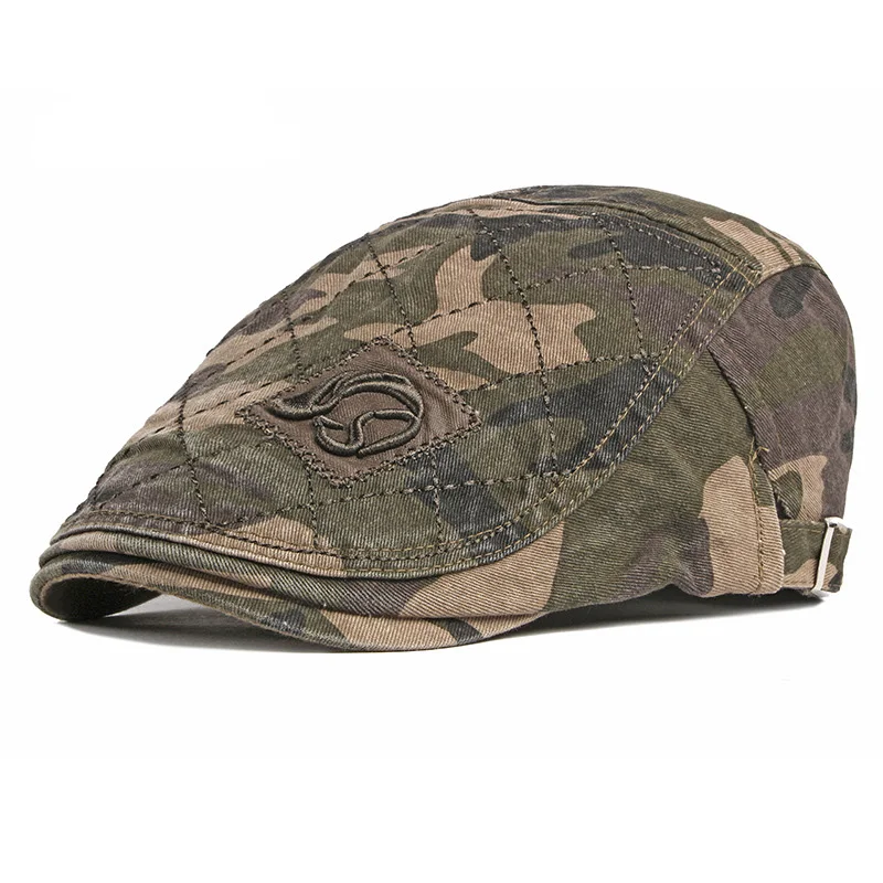 Зимний теплый пуховый берет cappello donna Bere Casquette Femme, хлопковая кепка без каблука для мужчин, шапка для французского папы - Цвет: photo color