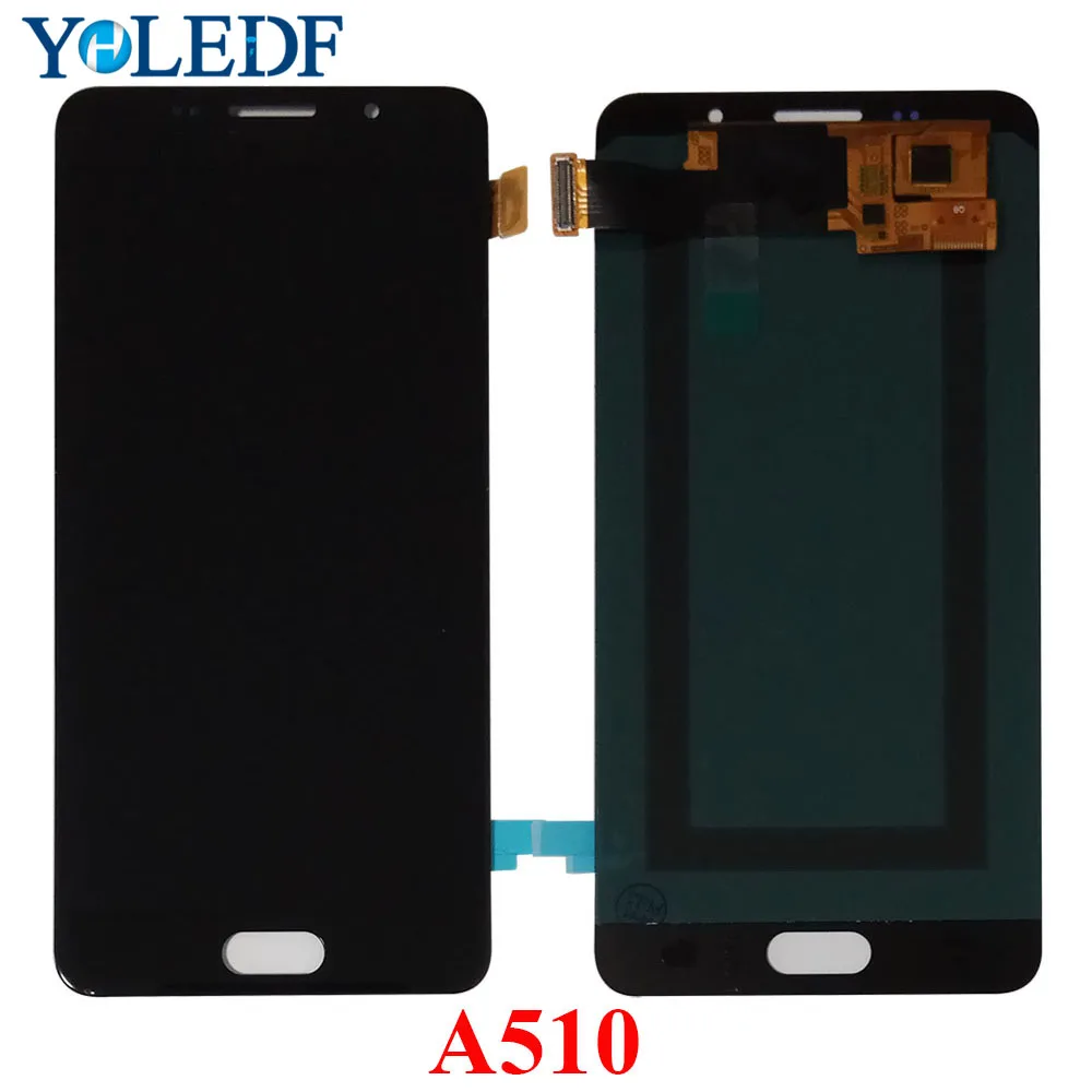 5 2 &quotA510 Super AMOLED ЖК-дисплей для samsung Galaxy A5 2016 A510F A510M A510FD A5100 A510Y Дисплей кодирующий