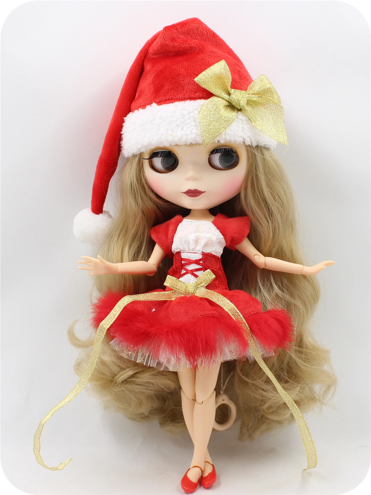 Neo Blythe Doll with Blonde Hair, White Skin, Matte Face & Jointed Body 2