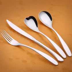 Kityang Three Four Steel Stainless Steel Knife, Fork And Spoon Hotel Tableware Western Food Knife And Fork Set Steak Knife Fork