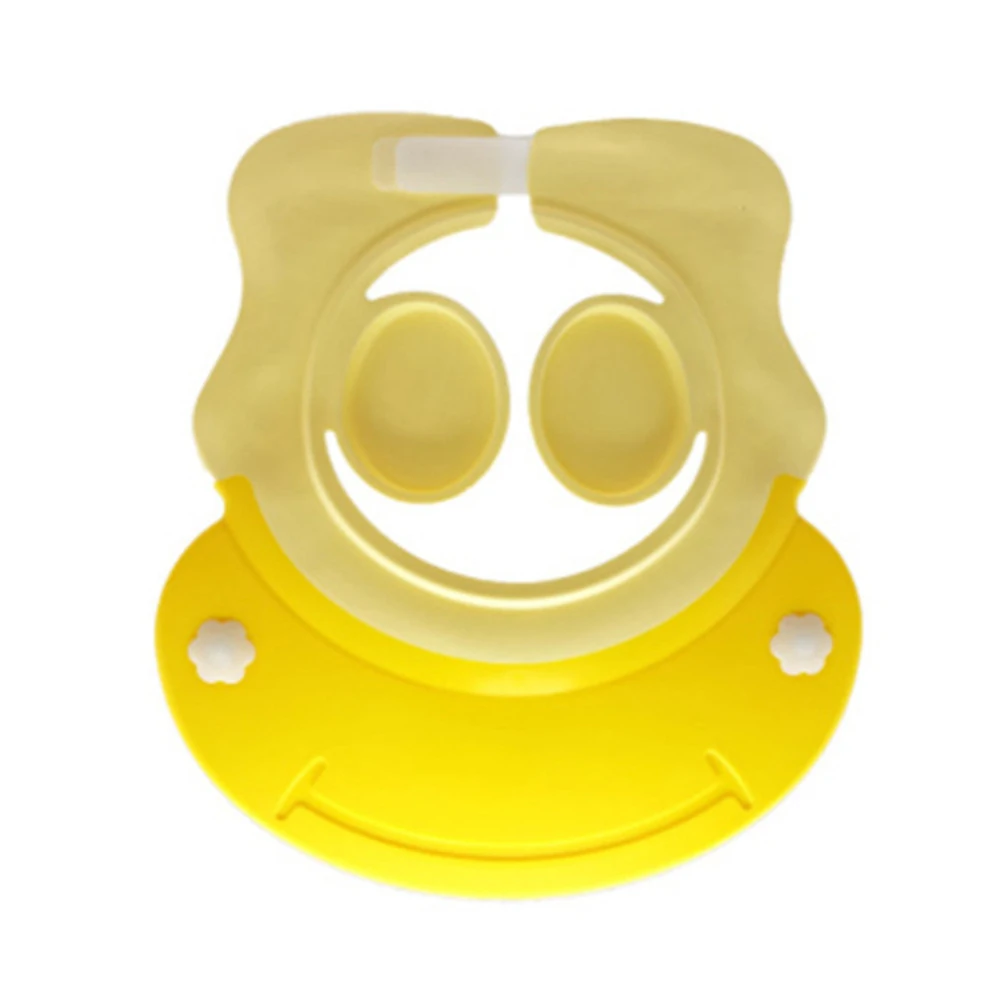Yellow Новое поступление, милая регулируемая детская шапка для младенцев, детский шампунь для купания, шапочка для душа, козырек для мытья волос, кепка для ухода за ребенком J71 - Цвет: Yellow