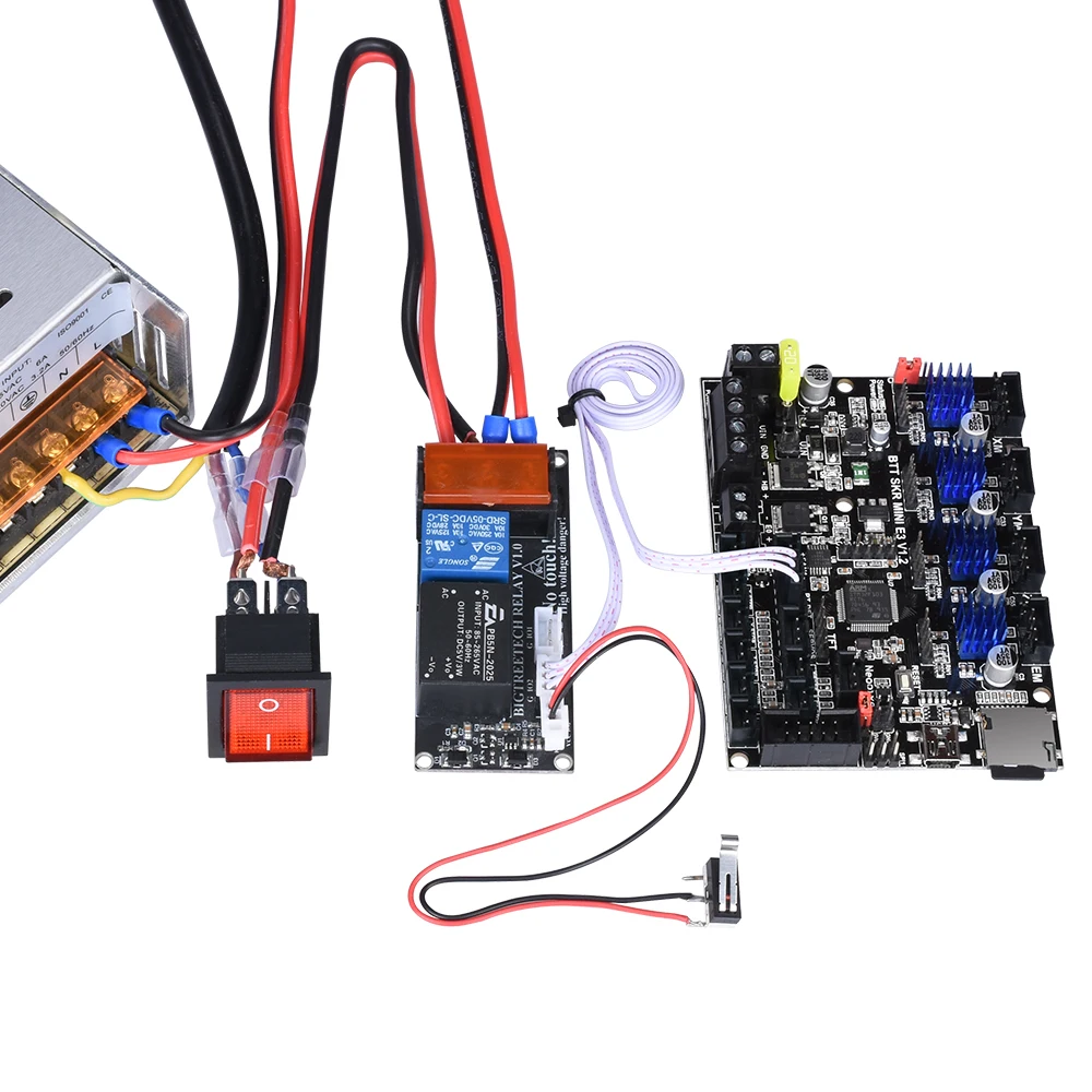 Плата управления BIGTREETECH SKR MINi E3 32 битная плата с сенсорным экраном TFT35 V2.0