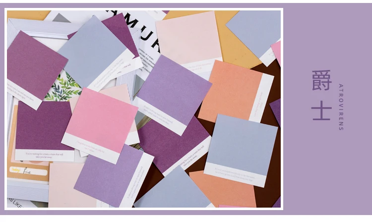 320 Sheeets Colorful Note Paper Vintage Flower Memo Pads Materials Paper for Diy Decoration Bullet Journal Dairy Office Supply