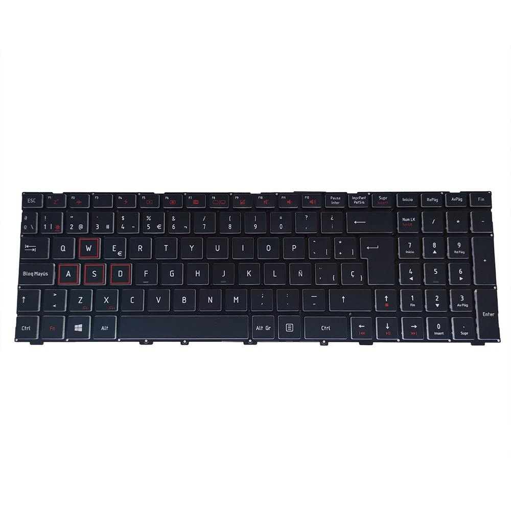 Spanish keyboard with Backlight for GIGABYTE SabrePro15 15 W8 Gaming Laptop  Backlit Keyboards Latin ES SP Computer Parts New|Replacement Keyboards| -  AliExpress