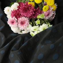 Высокое Качество Чистый хлопок ткань точка жаккарда tissus высокого класса одежды рубашки платья Чонсам брюки халаты ткань хлопок