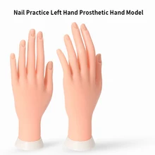 

Manicure Practice Prosthetic Hand Model Simulation Hand Display Model Fingers Bend Movable Positioning