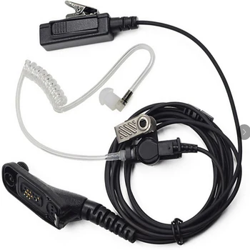 

Portable Intercom Surveillance With Mic Earpiece Practical Walkie Talkie Clip On Transparent Anti Noise For Motorola XPR6500