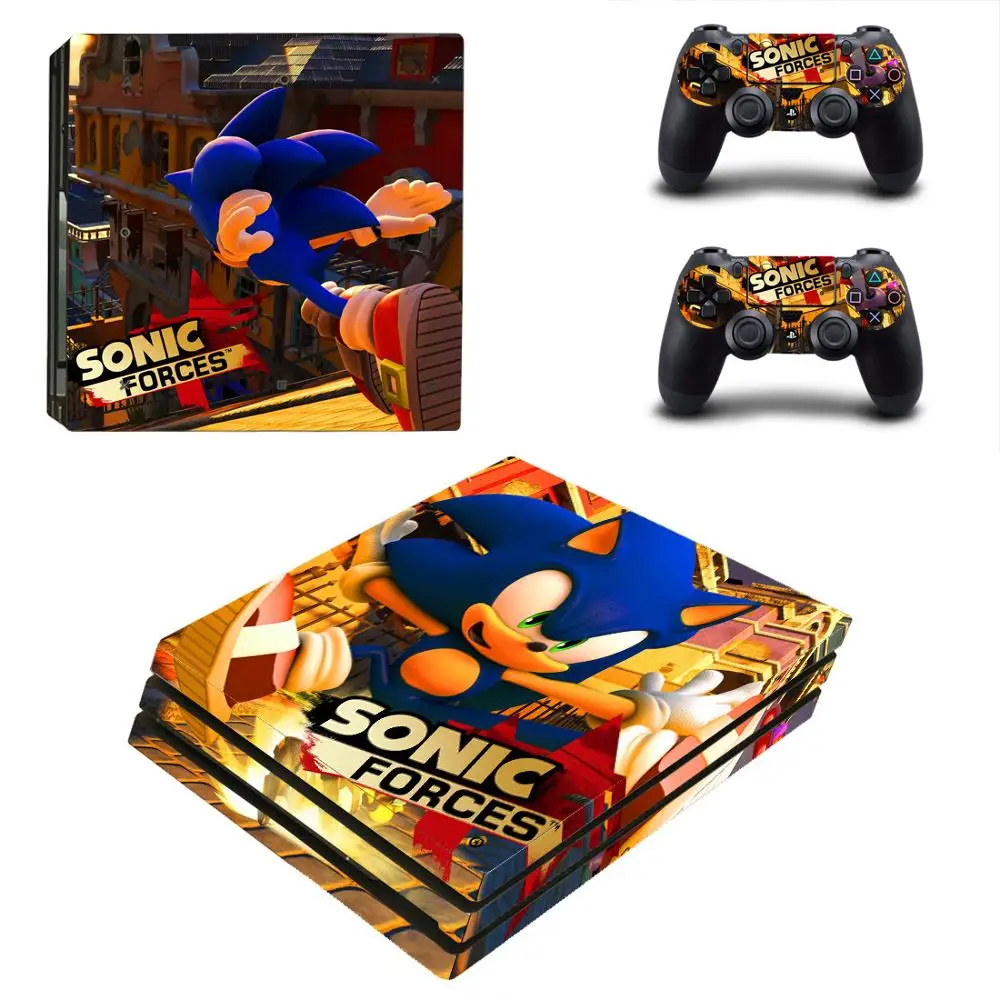 Sonic Forces PS4 Pro sticker s PS 4 Play station 4 Pro виниловые наклейки для playstation 4 Pro консоли и контроллера - Цвет: YSP4P-1628