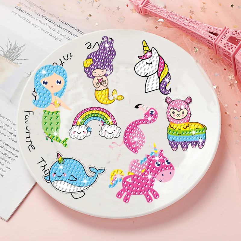 Kit Diamond Painting Sirena Per Bambini - 5D Pittura Con Diamanti Adesivi - Foto 3