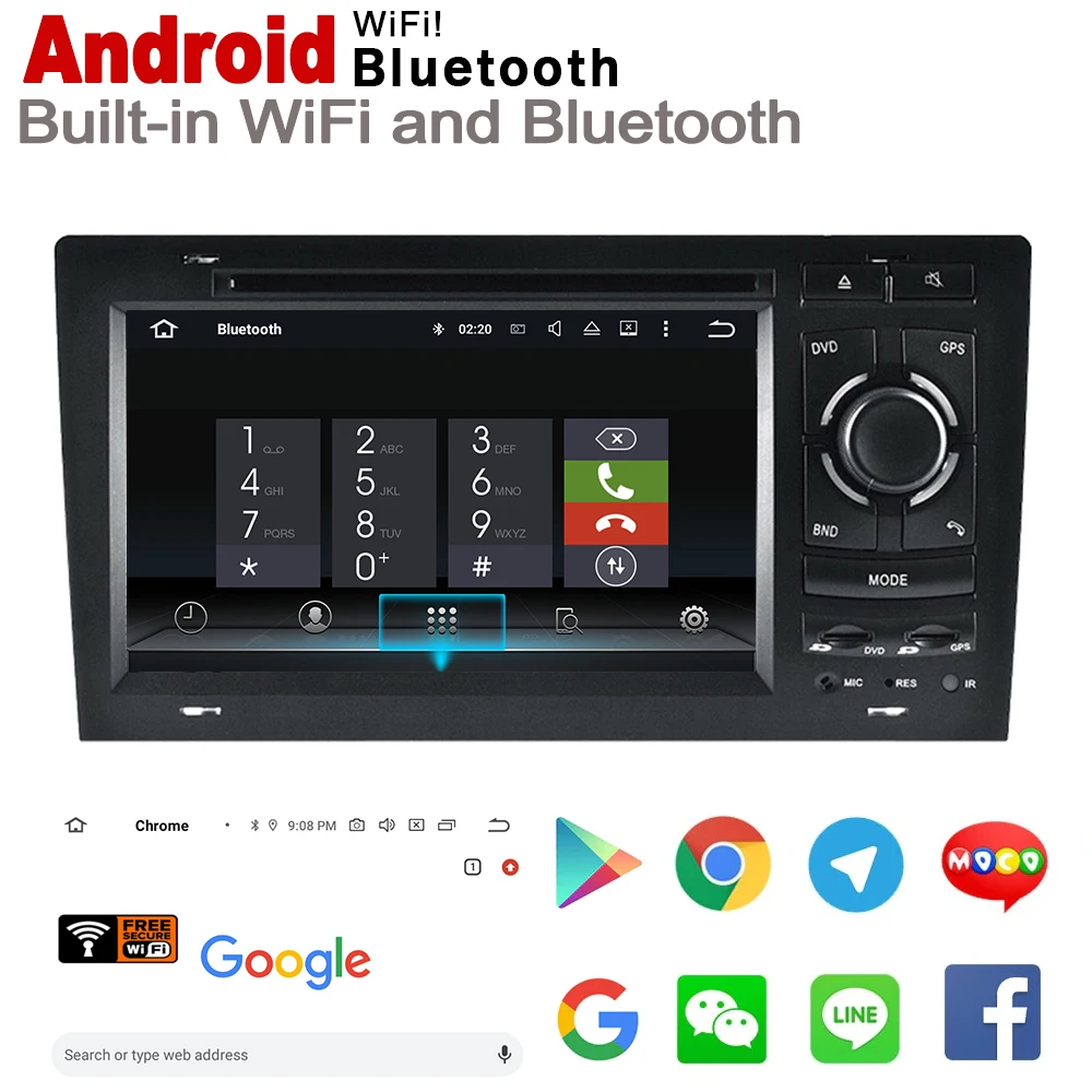 HD IPS экран DSP стерео Android 8 0 up Автомобильный DVD GPS навигация карта для Audi A8 S8 4D 1994 ~ 2003