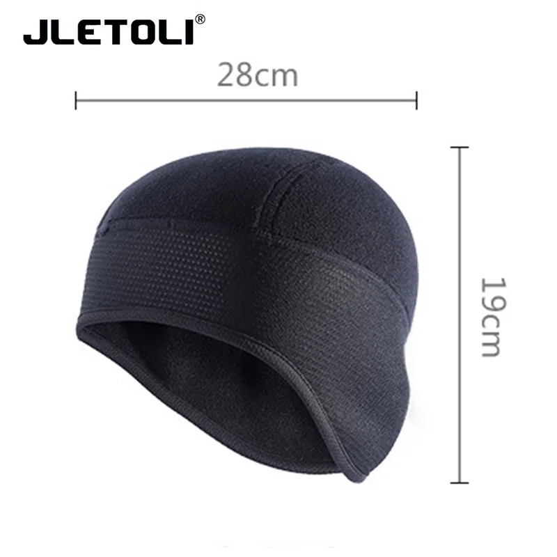 JLETOLI зимняя спортивная велосипедная кепка мужская флисовая Кепка MTB шапка ветрозащитная уличная теплая шапка флисовая велосипедная Кепка Fietsen