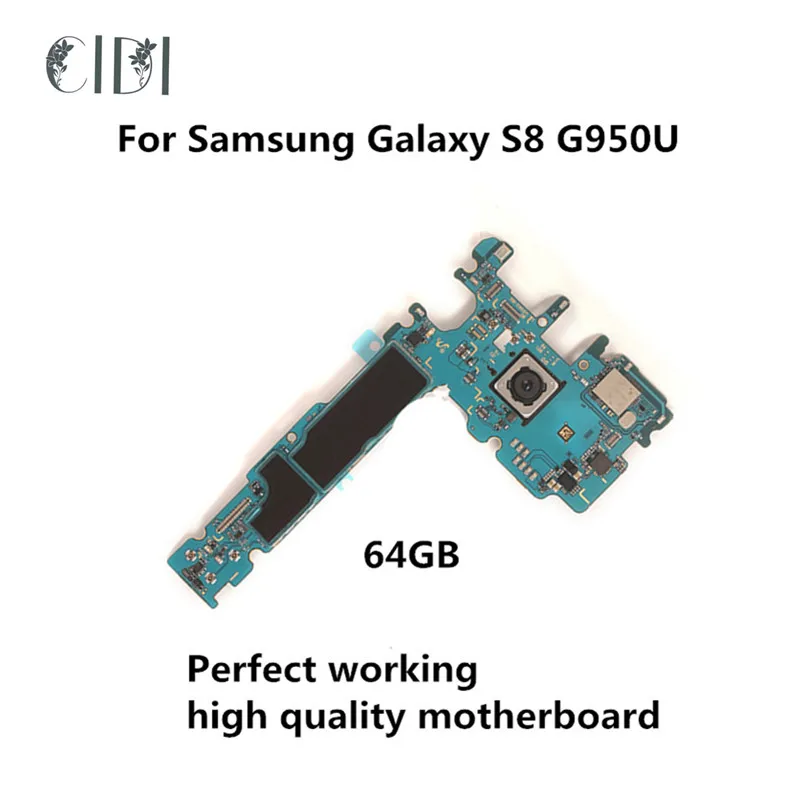 Марка CIDI использовала разблокированный для Samsung Galaxy S8 G950U материнская плата, материнская плата 64 Гб логические платы