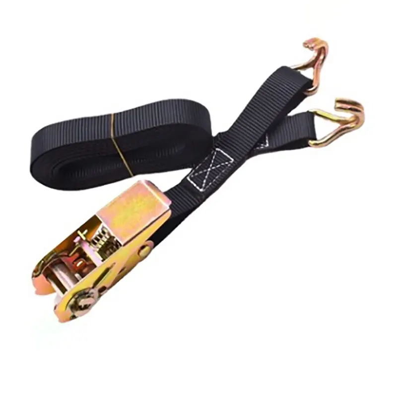 25mm*3m Portable Auto Luggage Trailer Ratchet Tie Strap For Motorcycle Belt Binding Tensioner Heavy-Duty Brake Hook Down
