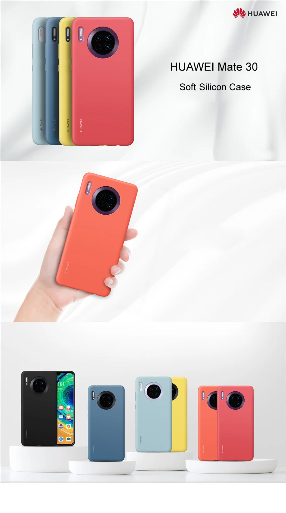 huawei mate 30/huawei mate 30 Pro, мягкий силиконовый чехол, задняя крышка с волокном внутри, чехол для mate 30 mate 30 Pro
