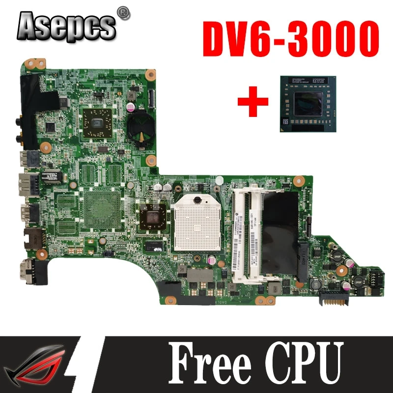 595135-001 для HP PAVILION DV6 DV6-3000 DV6Z-3000 материнская плата ноутбука Pavilion DA0LX8MB6D1