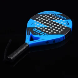 WIN.MAX New Carbon and Glass Fiber Padel Tennis Racket Soft Face Paddle Racquet with Bag Cover