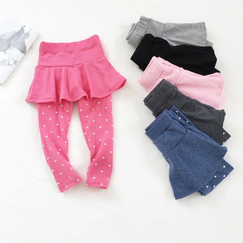 Г. Новые детские леггинсы для девочек на весну-осень, брюки юбка для маленьких девочек, брюки детские штаны брюки для От 1 до 7 лет