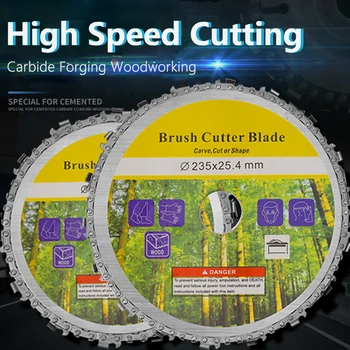 

7/9 Inch Wood Craving Disc 13T/18T Grinder Chain Discs Chain Saws Disc Angle Grinder Disc Abrasive Cutting Disc