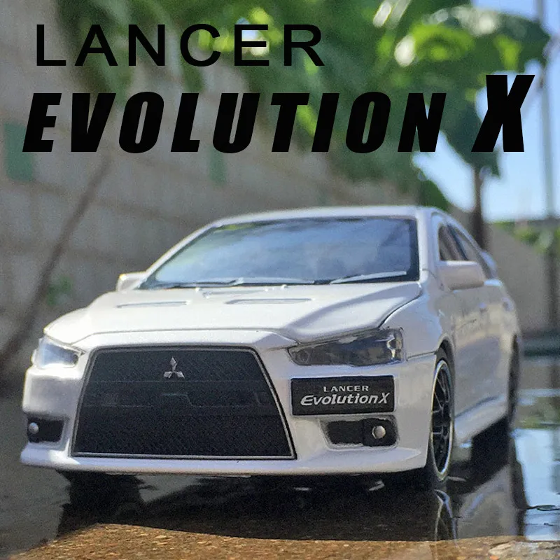 ミニカー 1/18 Mitsubishi Lancer Evolution X 1:32 Mitsubishis JDM Lancer Evo X Open Door With Sound and