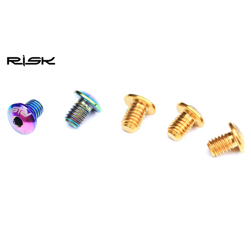 RISK TC4 титановый дорожный велосипед с тормозная колодка крепежные болты 4 шт./лот