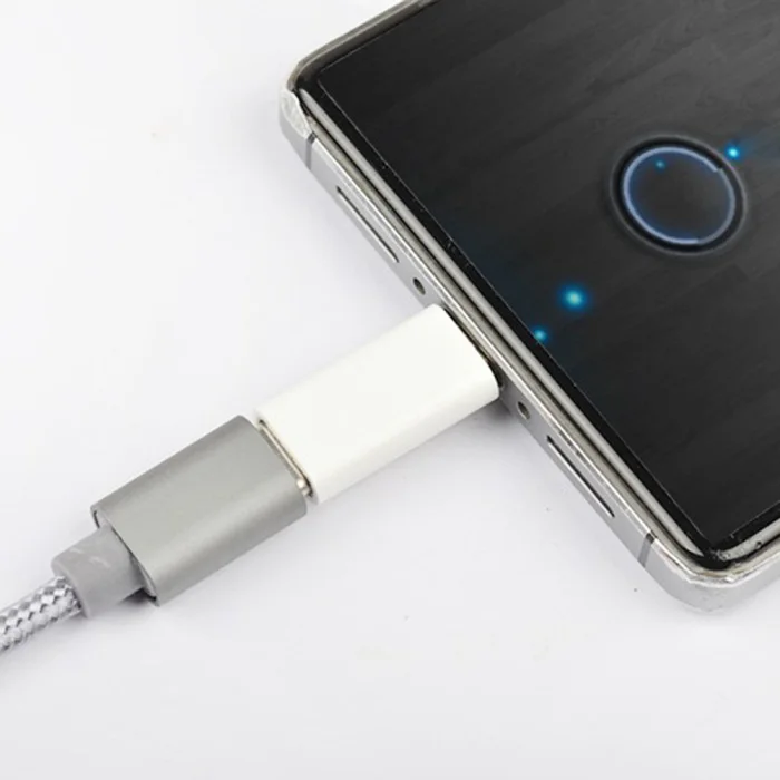 Мини-usb 3,1 type C Женский к Micro USB Мужской адаптер зарядного устройства для Macbook Oneplus конвертер адаптер