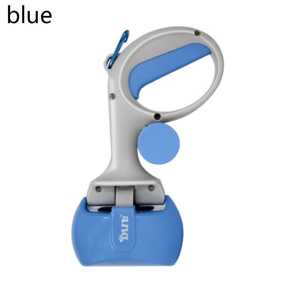 blue Корм для питомцев, собаки er питомцев С 1 рулон мусорные мешки корм для питомцев, собаки Совок чистке Палочки вверх средство удаления экскрементов для отдыха на открытом воздухе для корма дерьмо жидкость для снятия - Цвет: blue