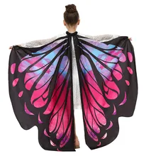 Крыло шаль-бабочка, накидка, зимний детский шарф, теплые шарфы, шали для женщин, роскошный брендовый шарф для мальчиков и девочек, одеяло