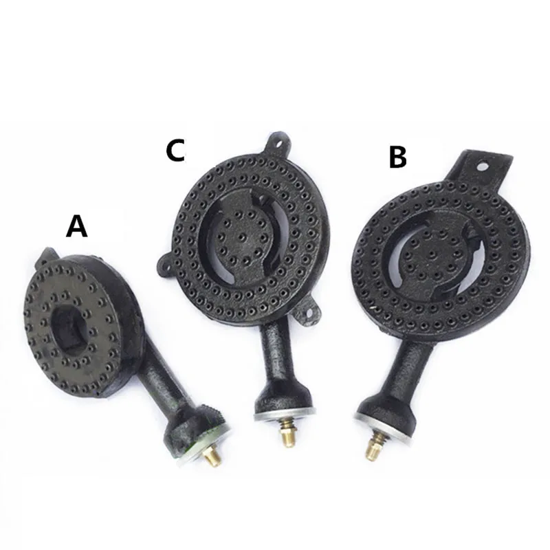 castironpropaneburnerheadwithcastironfittingorificeForClay