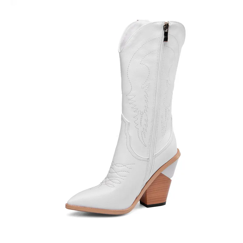 stiletto heel cowgirl boots