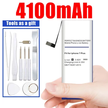 

New 4100mAh Battery high capacity For Apple iPhone 7 Plus for iphone7 Plus battery With Repair Installation Tools as a gift