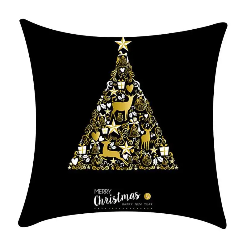 Наволочка Рождественская тема Чехлы для диванных подушек РОЖДЕСТВЕНСКИЙ Чехол на подушку украшение наволочка