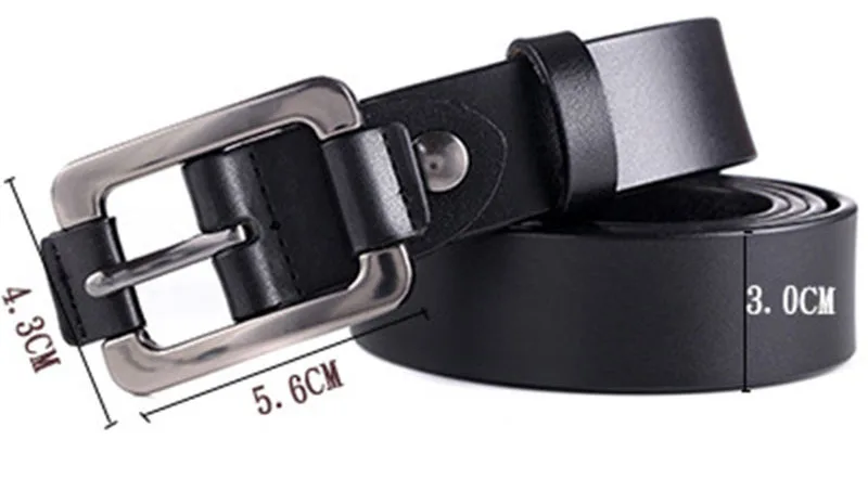 Deepeel, 1 шт., 3 см* 105-115 см, роскошные винтажные двухслойные кожаные ремни для женщин, Молодежный Повседневный стиль, пряжка, украшение ремня YB285